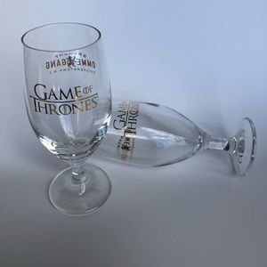Two Game of Thrones Beer Glasses